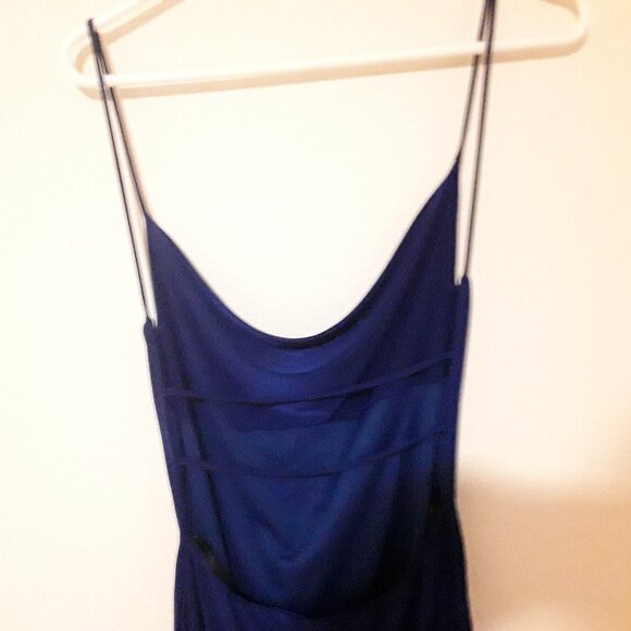 Women's Saints 21 size small dark blue velour dress - Picture 2 of 4
